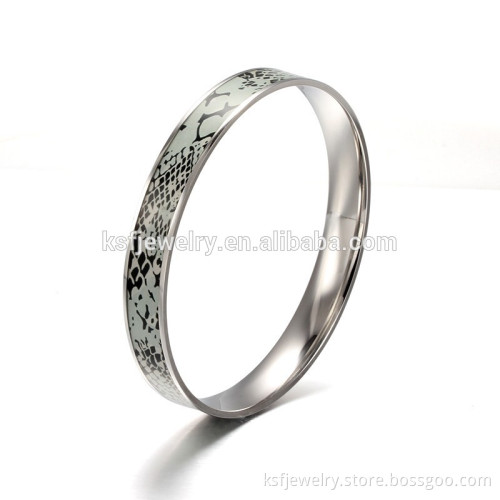 2015 Latest Stainless Steel Enamel Bangle Bracelet China Wholesale